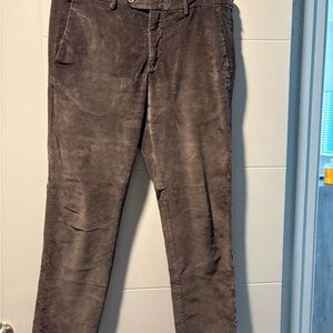 Classic Men's Corduroy Trousers in Brown